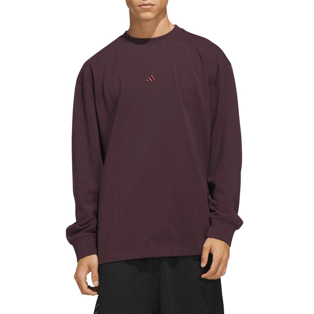 Basketbal Single Jersey Long Sleeve Tee