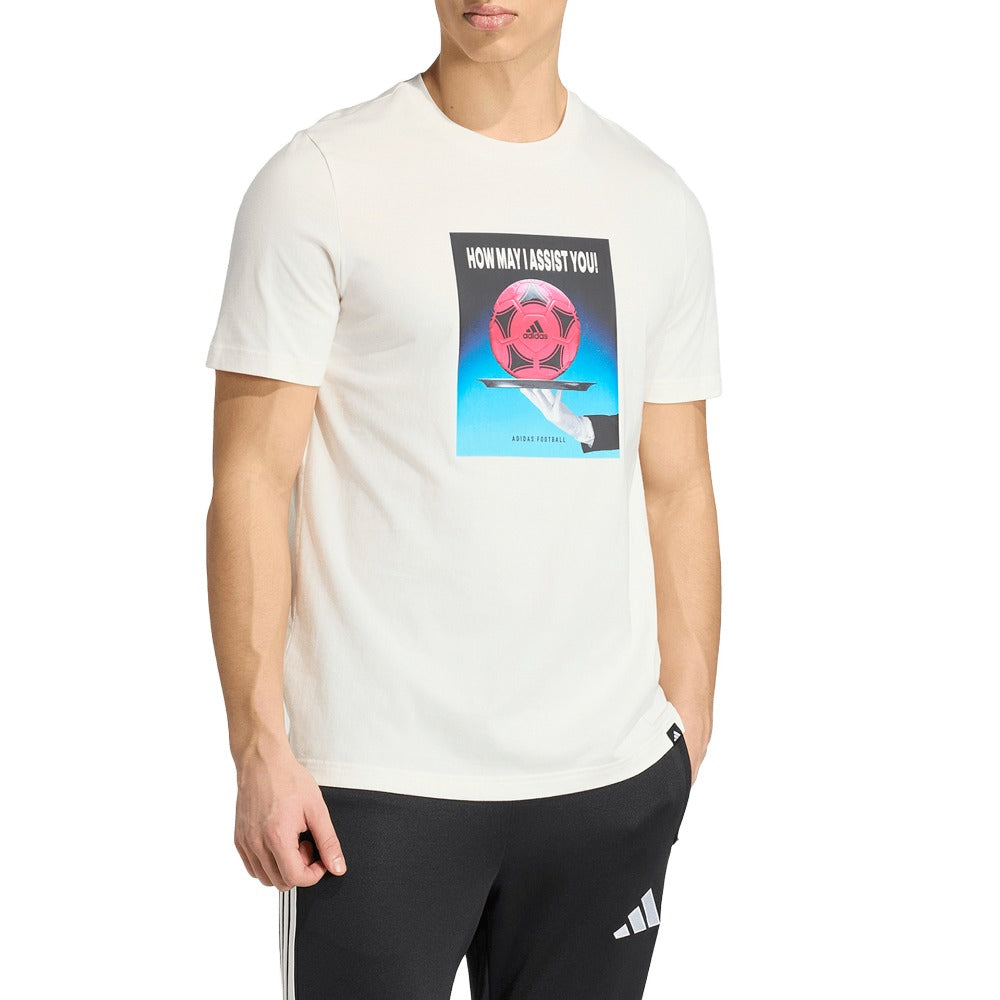 Football Slogan Graphic T-Shirt
