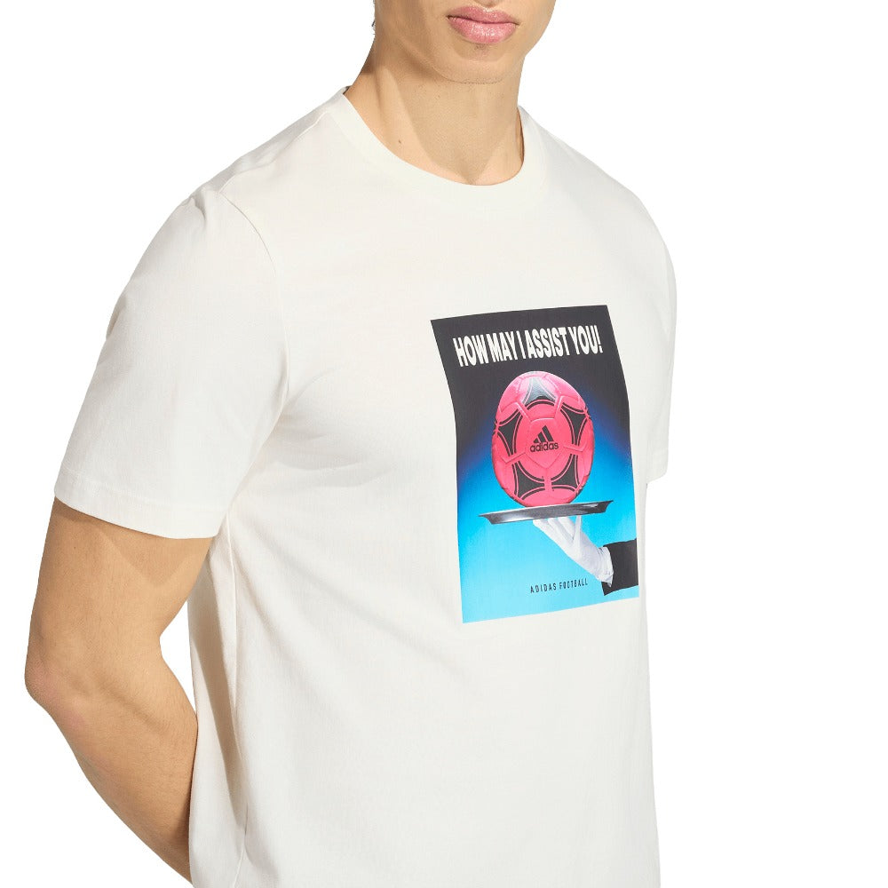 Football Slogan Graphic T-Shirt