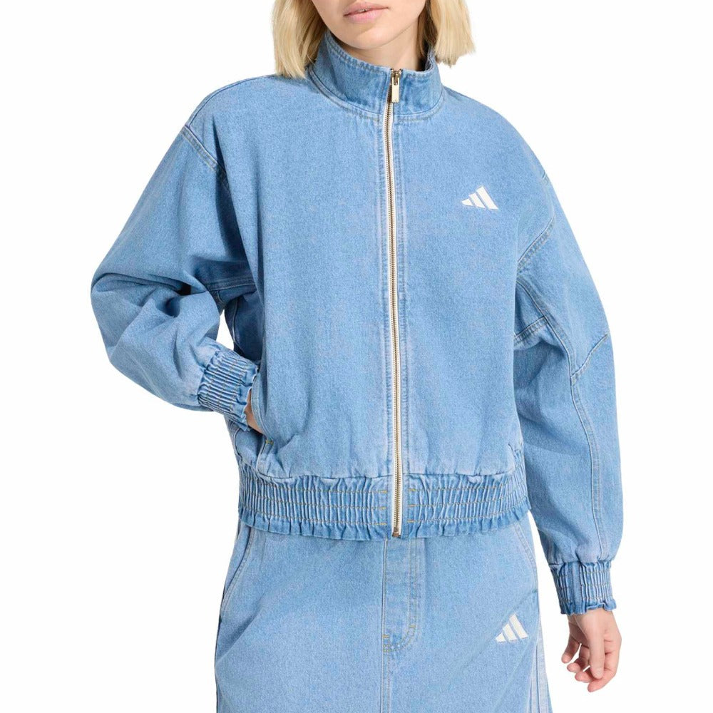 Stadium Washed Denim Loose Fit Jacket