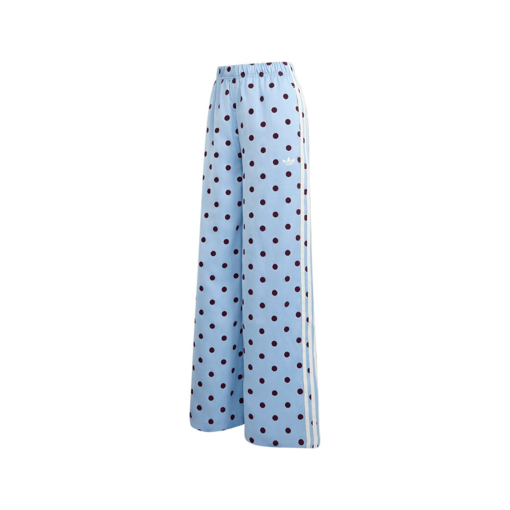 Satin Polka Dots Wide Leg Pant