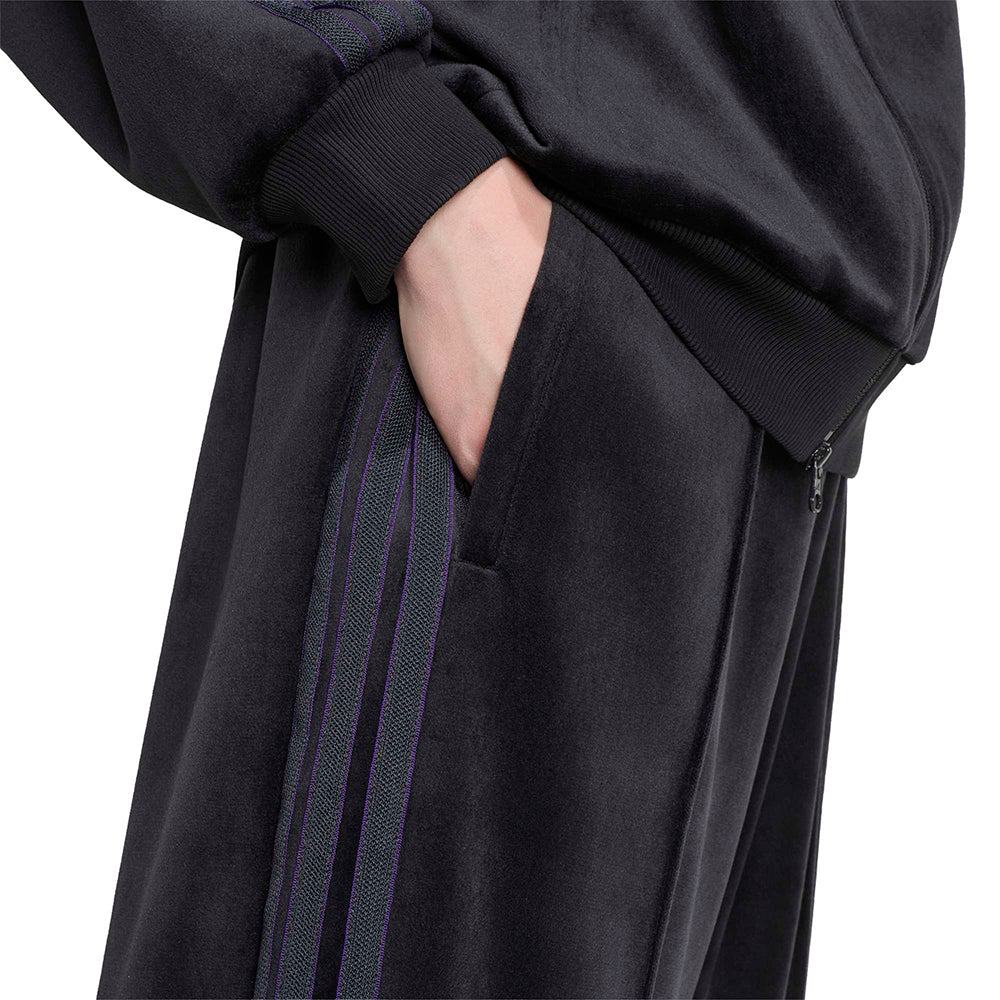 Stadium Loose Fit Velor Full Length Open Hem Trackpants