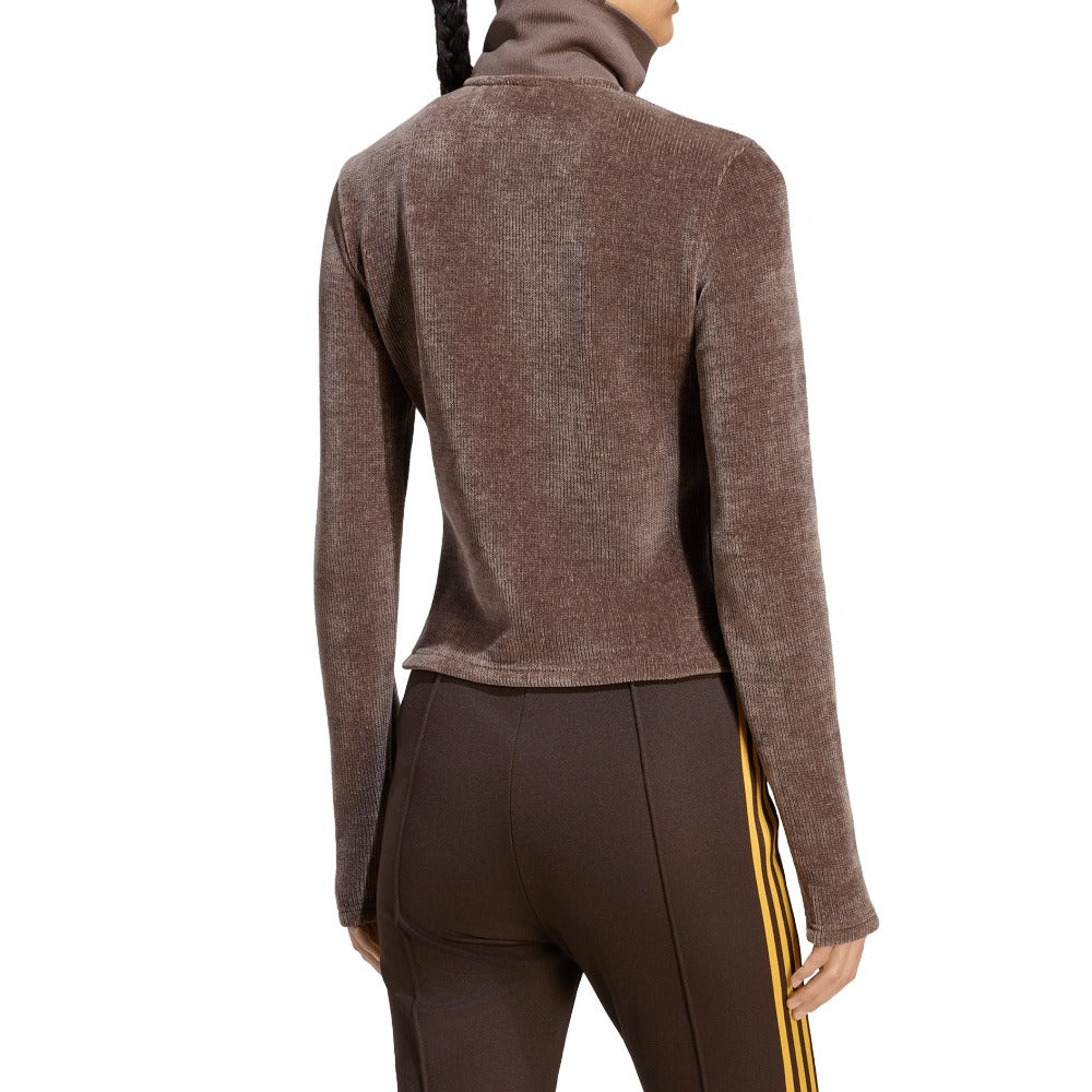 Premium Essentials Chenille Zip Up Track Cardigan