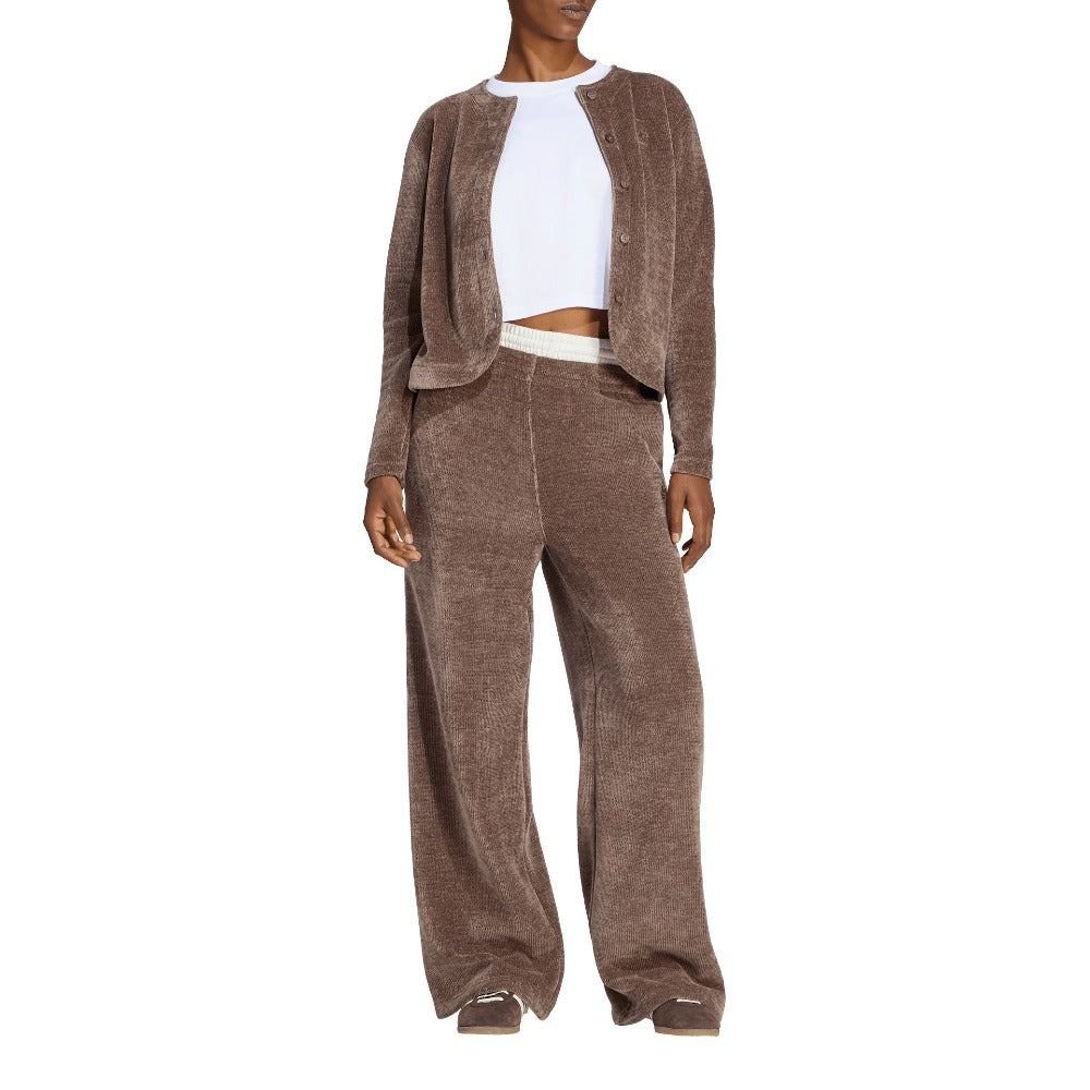 Premium Essentials Chenille Button Up Cardigan