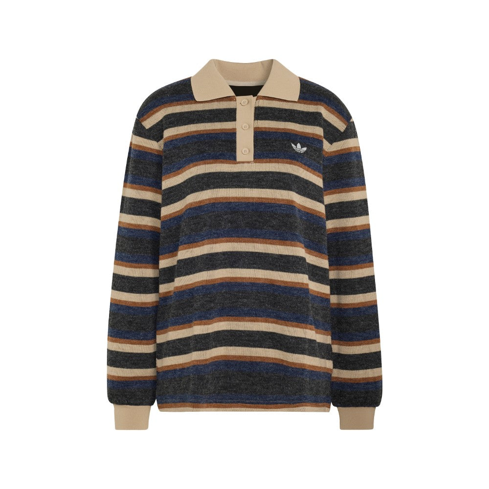 Stripe Knitted Polo
