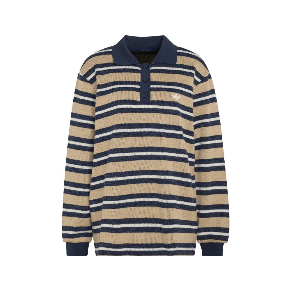 Stripe Knitted Polo