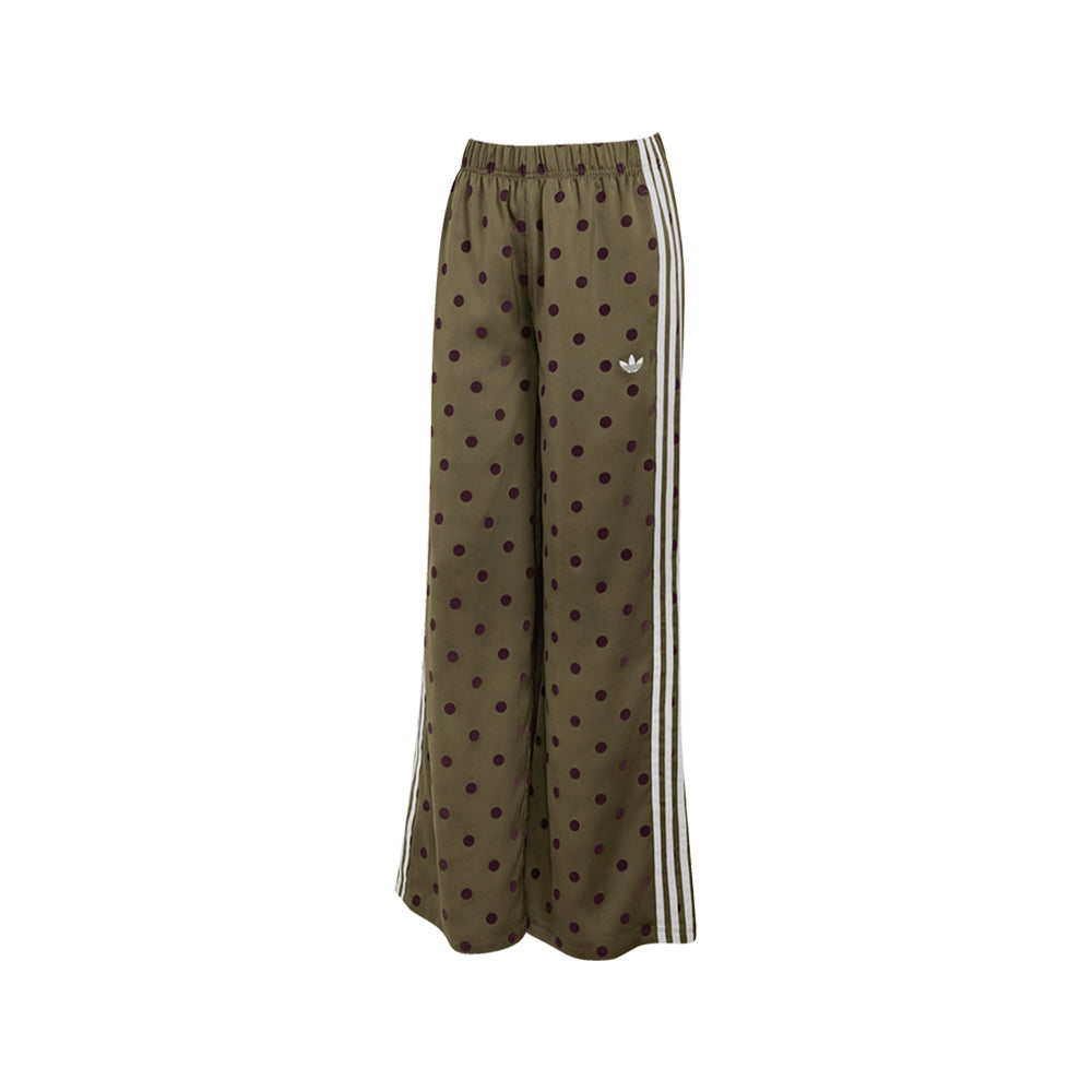Satin Polka Dots Wide Leg Pant