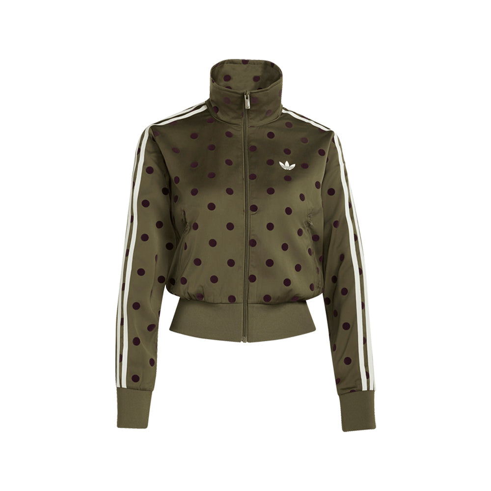 Satin Polka Dots TT Track Top