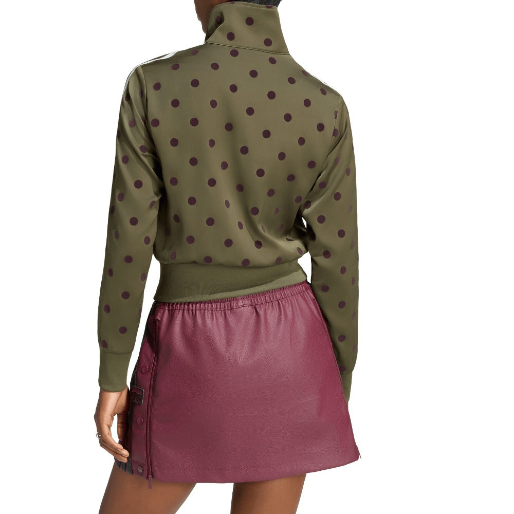 Satin Polka Dots TT Track Top