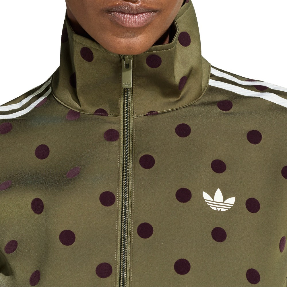 Satin Polka Dots TT Track Top