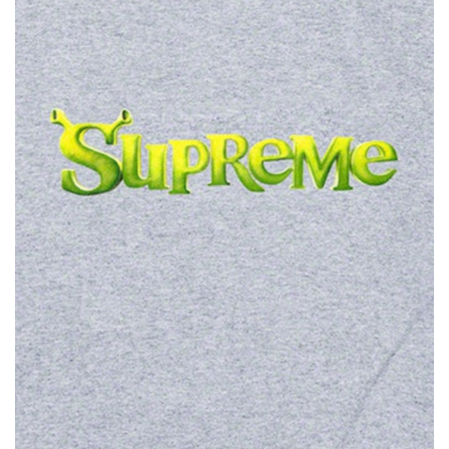 Supreme Shrek Tee Grey