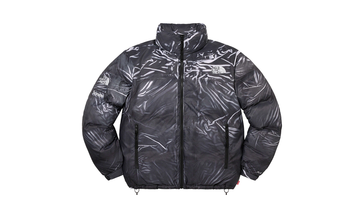 The North Face Printed Nuptse Trompe L'oeil Jacket "SS23 - Black" SU25019