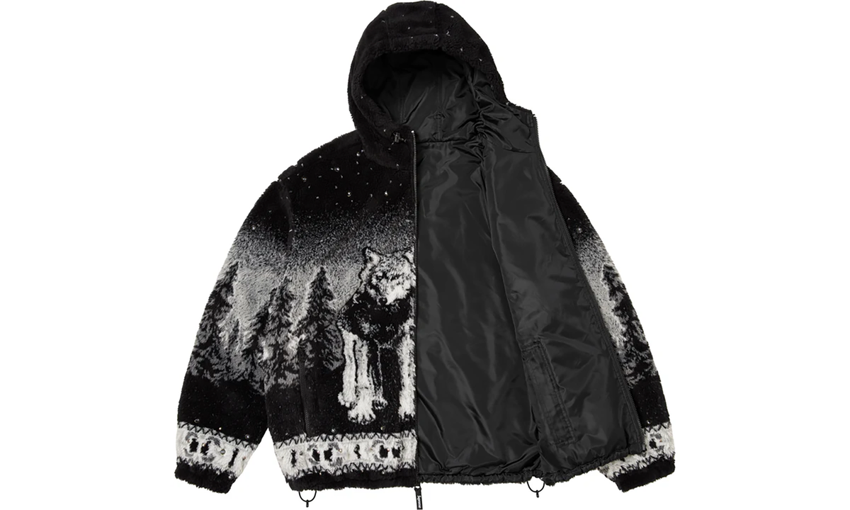 b.b. Simon Reversible Hooded Fleece Jacket "FW25 - BLACK" SU26718