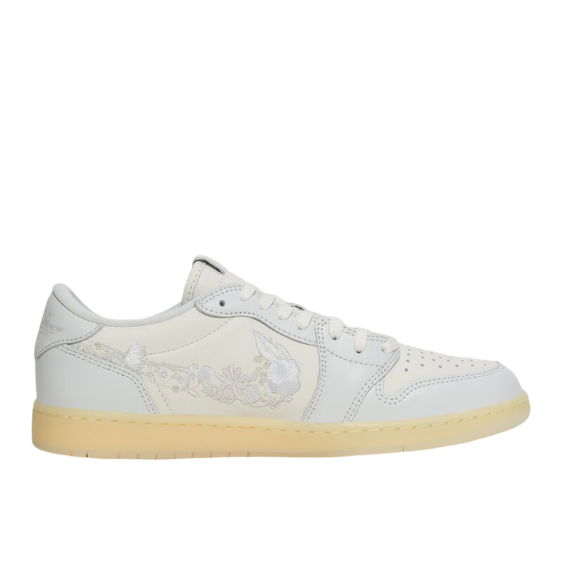 IF4391 100 Jordan 1 Retro Low OG Rabbit Floral Swoosh