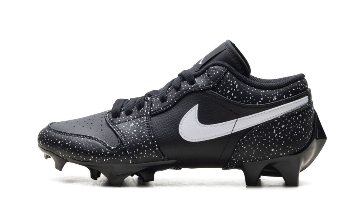 Air Jordan 1 Low TD Cleat "Black White Splatter" FJ6245 005