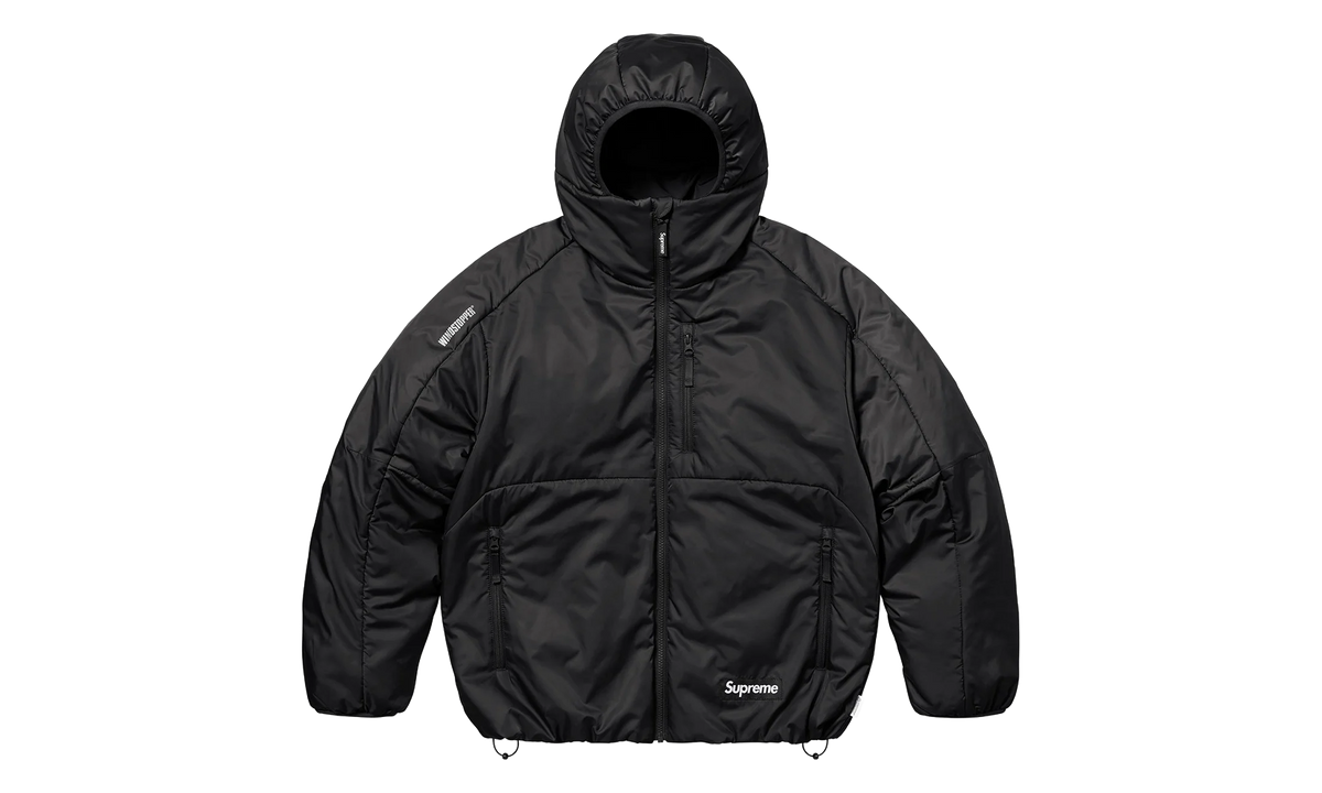 WINDSTOPPER Insulated Hooded Jacket "Black" SU26939