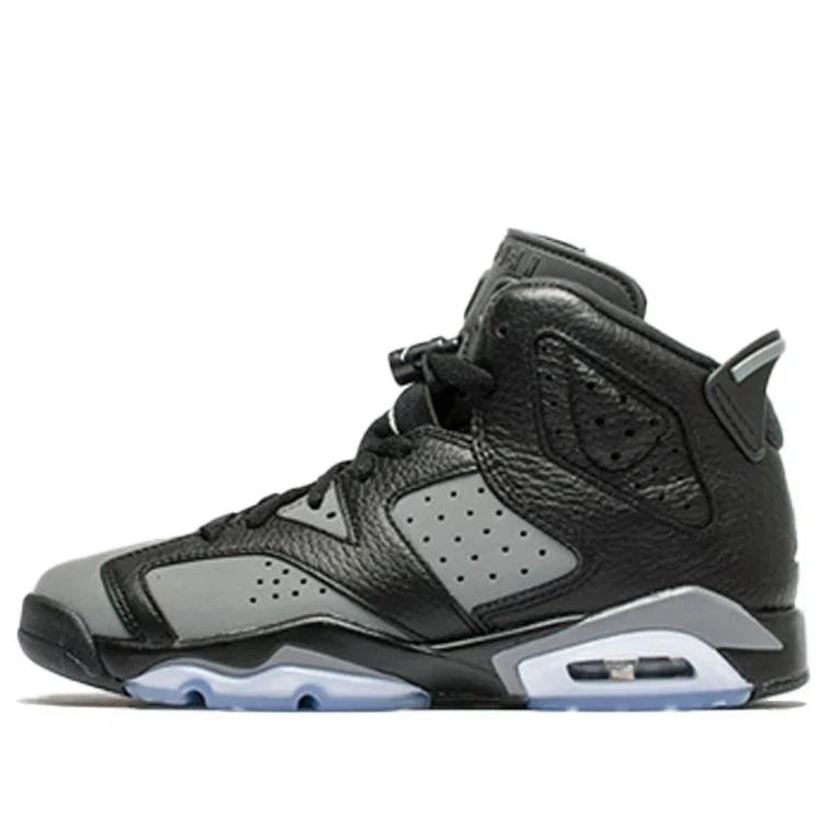 384665 010 Air Jordan 6 Retro Black Cool Grey (GS)