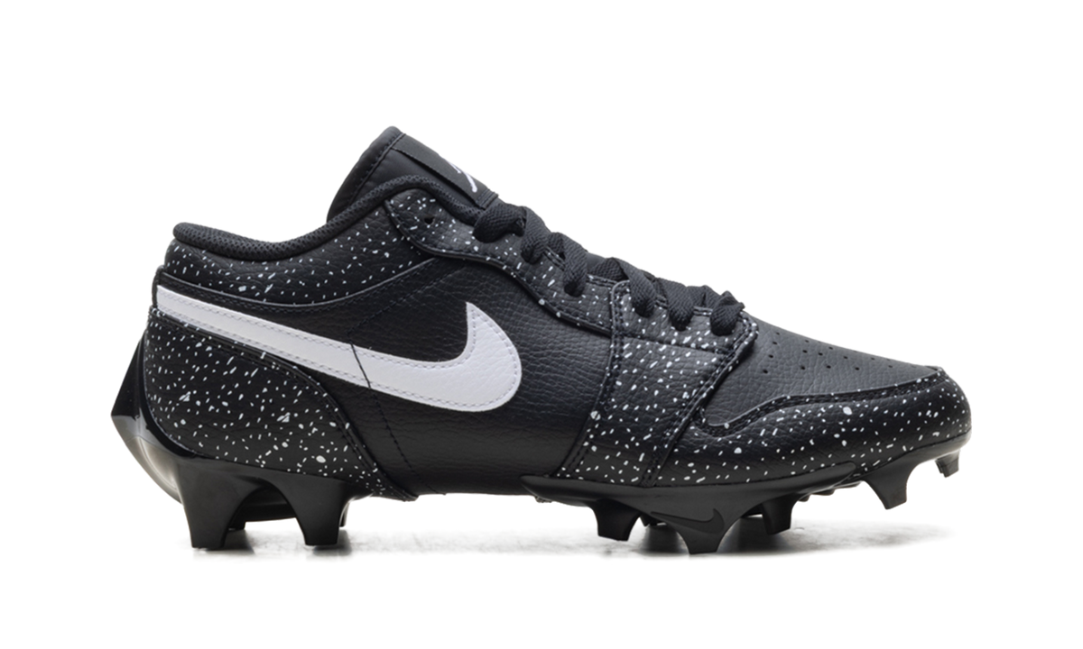 Air Jordan 1 Low TD Cleat "Black White Splatter" FJ6245 005