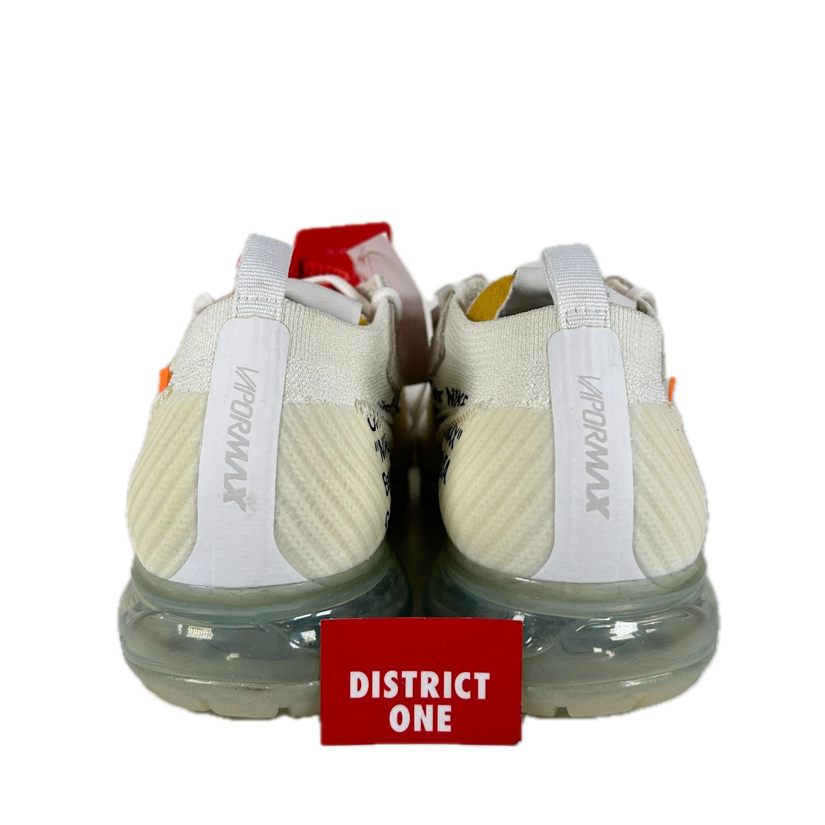 AA3831 100 Nike Air VaporMax Off-White (2018) - 8 M (Yellowing)