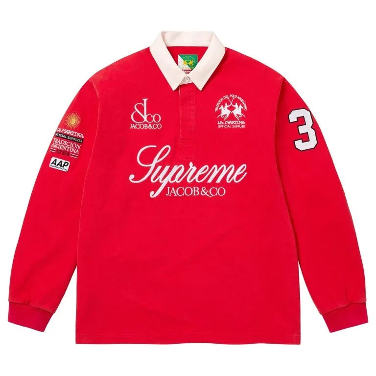 Supreme La Martina Jacob & Co Rugby Red