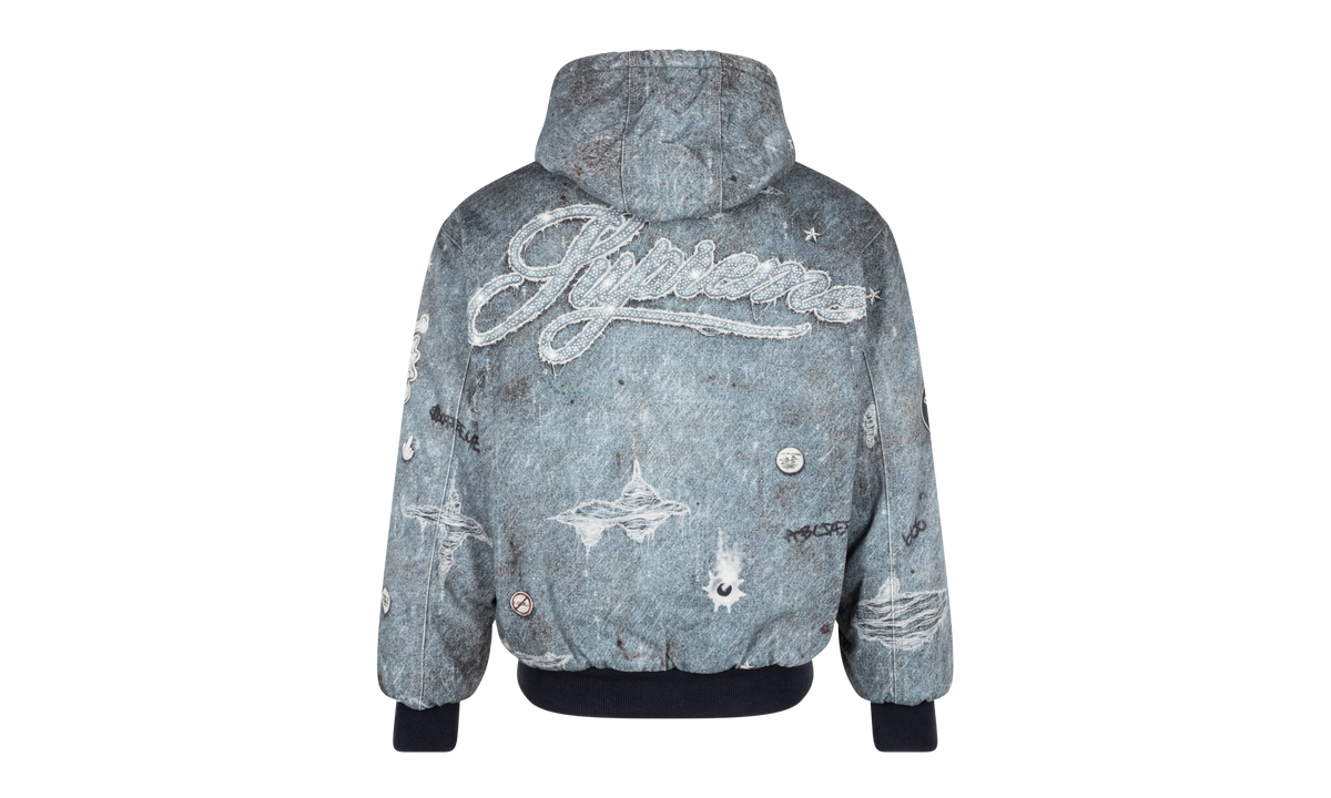 HJR Trompe L'oeil Hooded Work Jacket "FW24 - Blue" SU759
