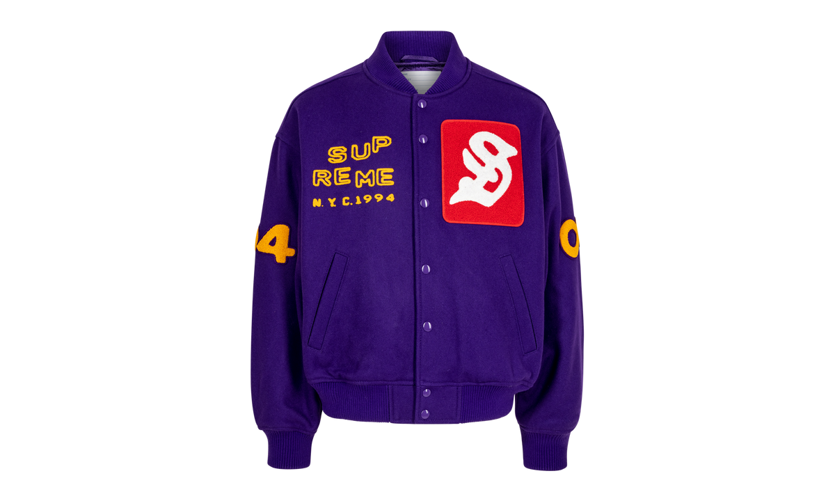 Supreme Tourist Varsity Jacket "Purple" SU23198