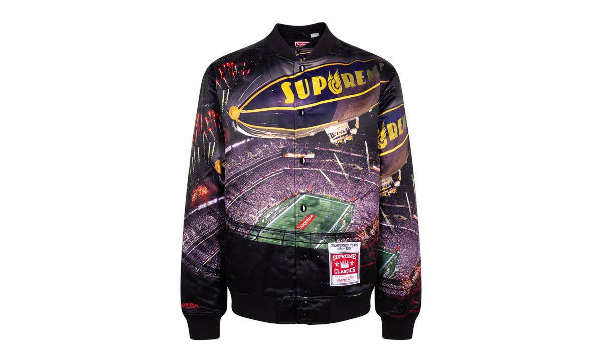 Mitchell & Ness Stadium Satin Varsity Jacket "SS22" SU12000