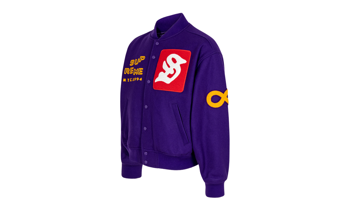 Supreme Tourist Varsity Jacket "Purple" SU23198