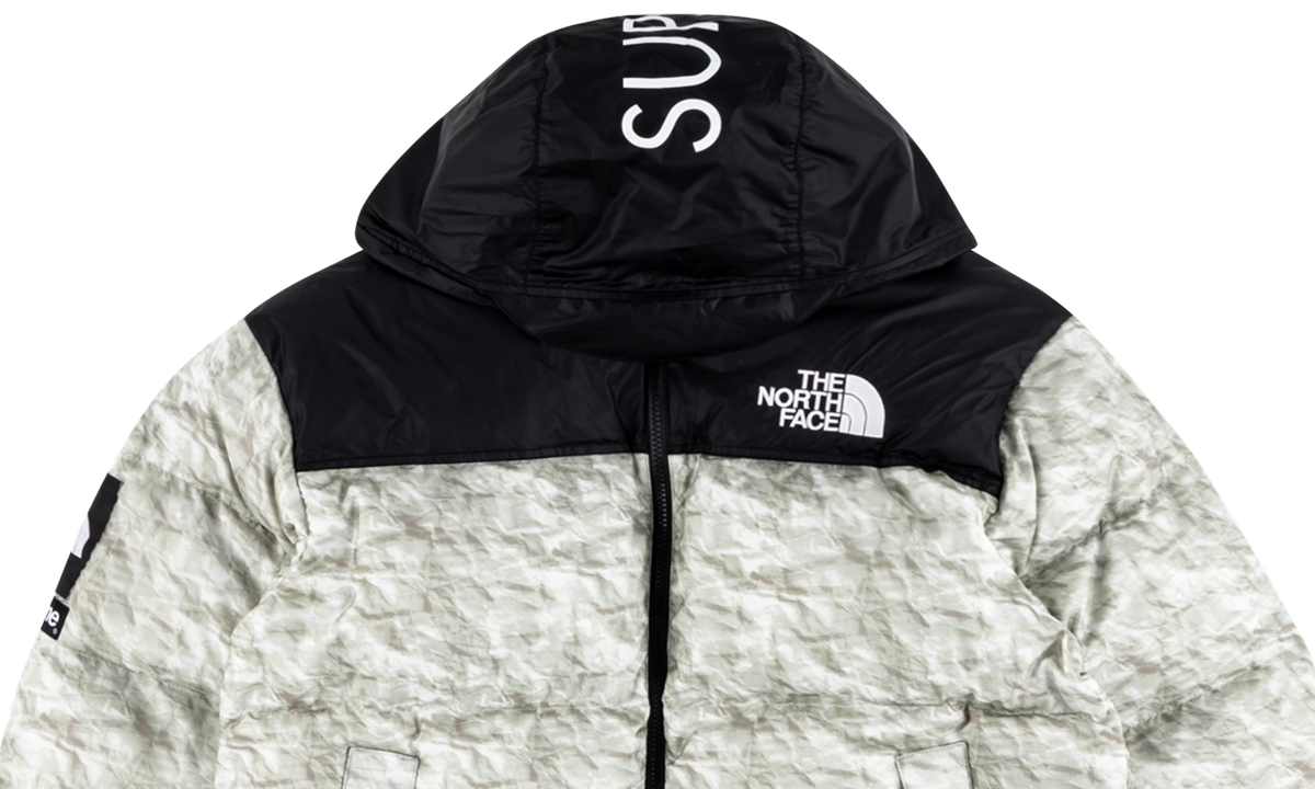 TNF Paper Print Nuptse Jacket "FW19" SU8481
