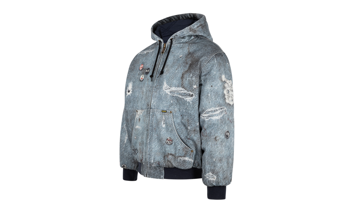 HJR Trompe L'oeil Hooded Work Jacket "FW24 - Blue" SU759
